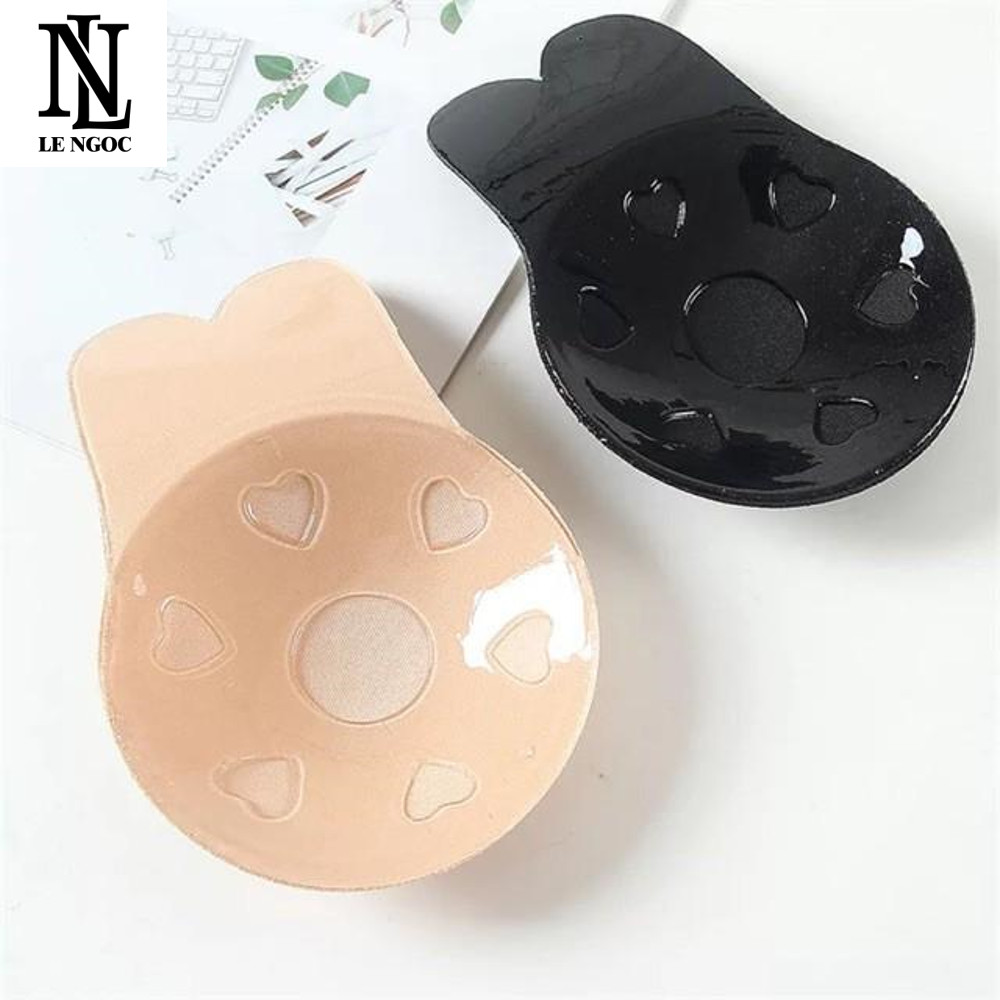 Miếng dán nâng ngực silicon hình tai thỏ- Lê Ngọc Fashion