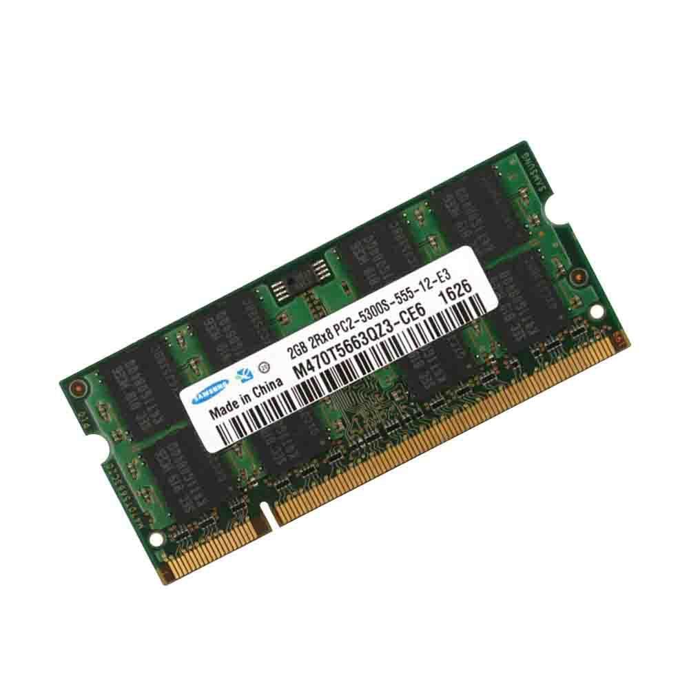 Bộ Nhớ Ram 2x2GB PC2-5300S DDR2 667MHz CL5 Cho Laptop Ap Laptop "Core 2 Duo" 2.13 13"