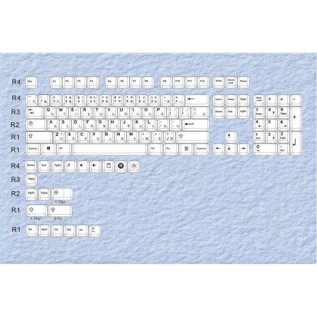 In stock /cherry profile Keycaps /Dye sublimation/ cool kids/Honor/minimalist white/pbt fabric for mechanical keyboard