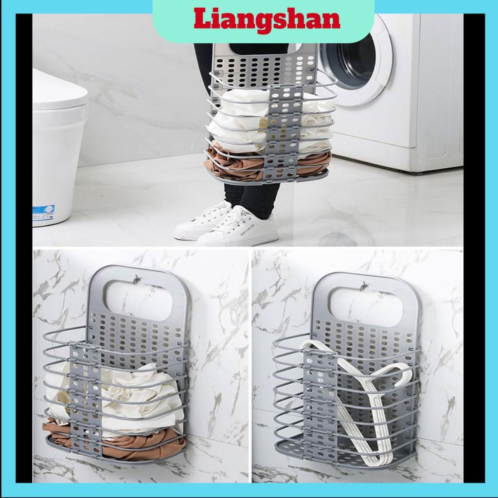 Giỏ đựng quần áo Giỏ đựng đồ dùng sinh hoạt treo tường có thể gấp gọn