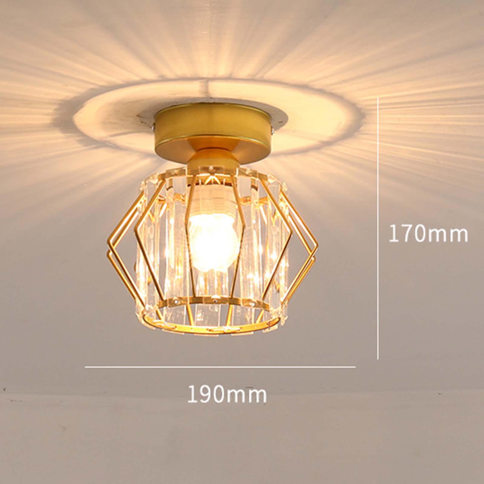 Modern Ceiling Lights Living Room Hallway Lighting E27 Base Front Porch Home Deocoration Ceiling Lamp Glass Minimalist Light Fixture