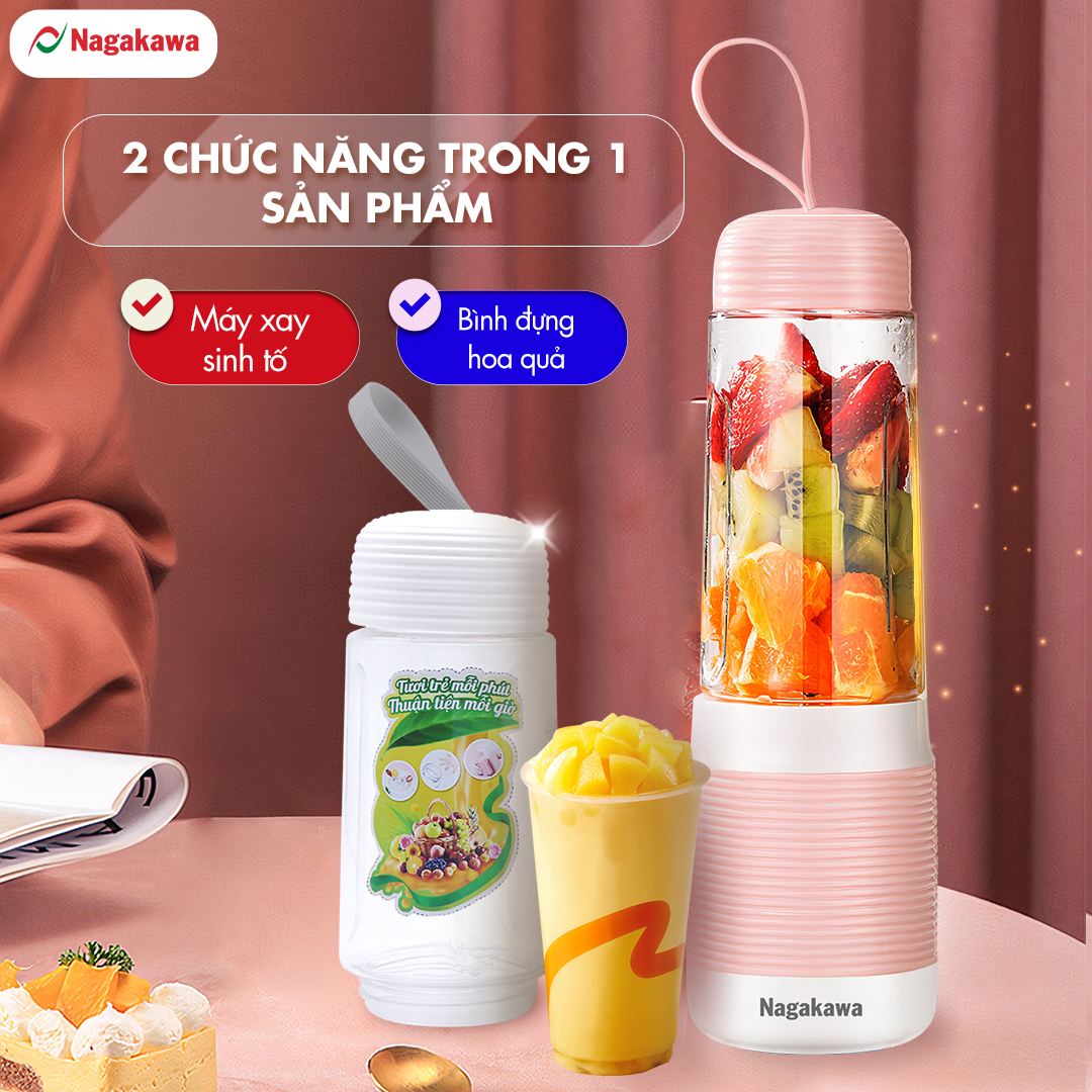 Máy xay sinh tố cầm tay Nagakawa NAG0826 - Hàng chính hãng