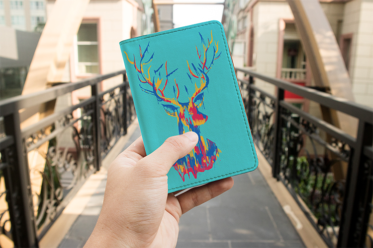 Bao Da Hộ Chiếu / PASSPORT Mika Nhộng DEER-002-P - Xanh