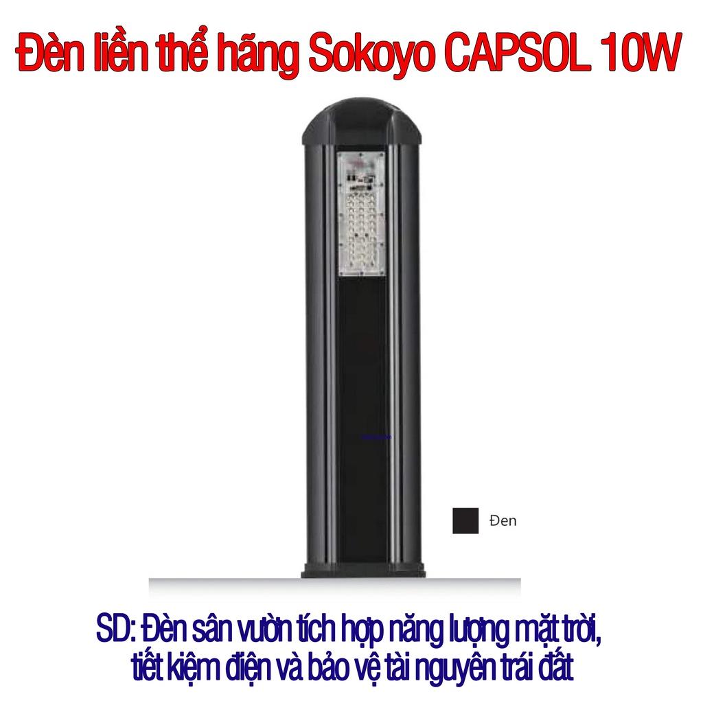 Bộ đèn năng lượng mặt trời liền thể hãng Sokoyo CAPSOL 10W 5700