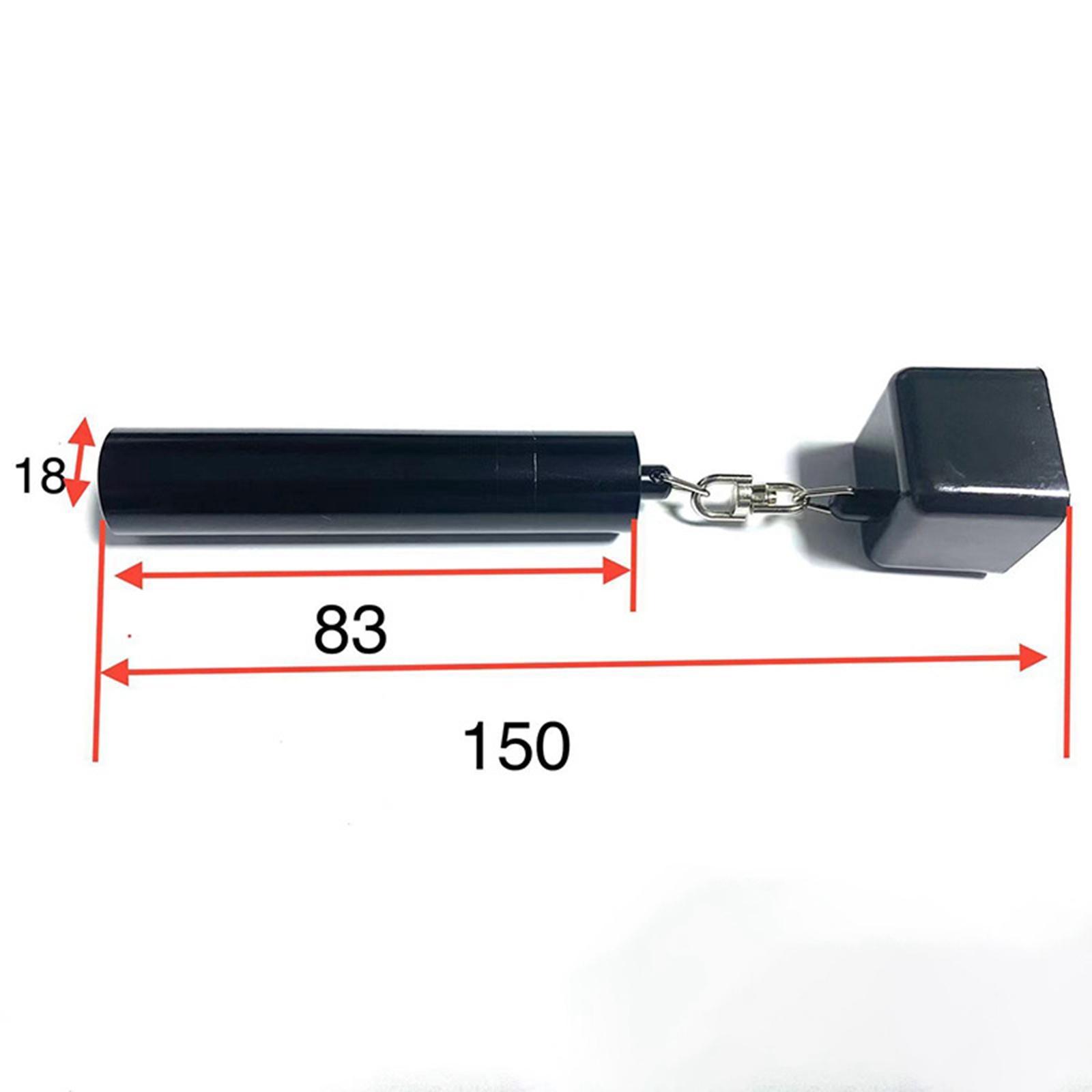 Professional Billiards Pool Cue Chalk Holder for Billiards Snooker Black