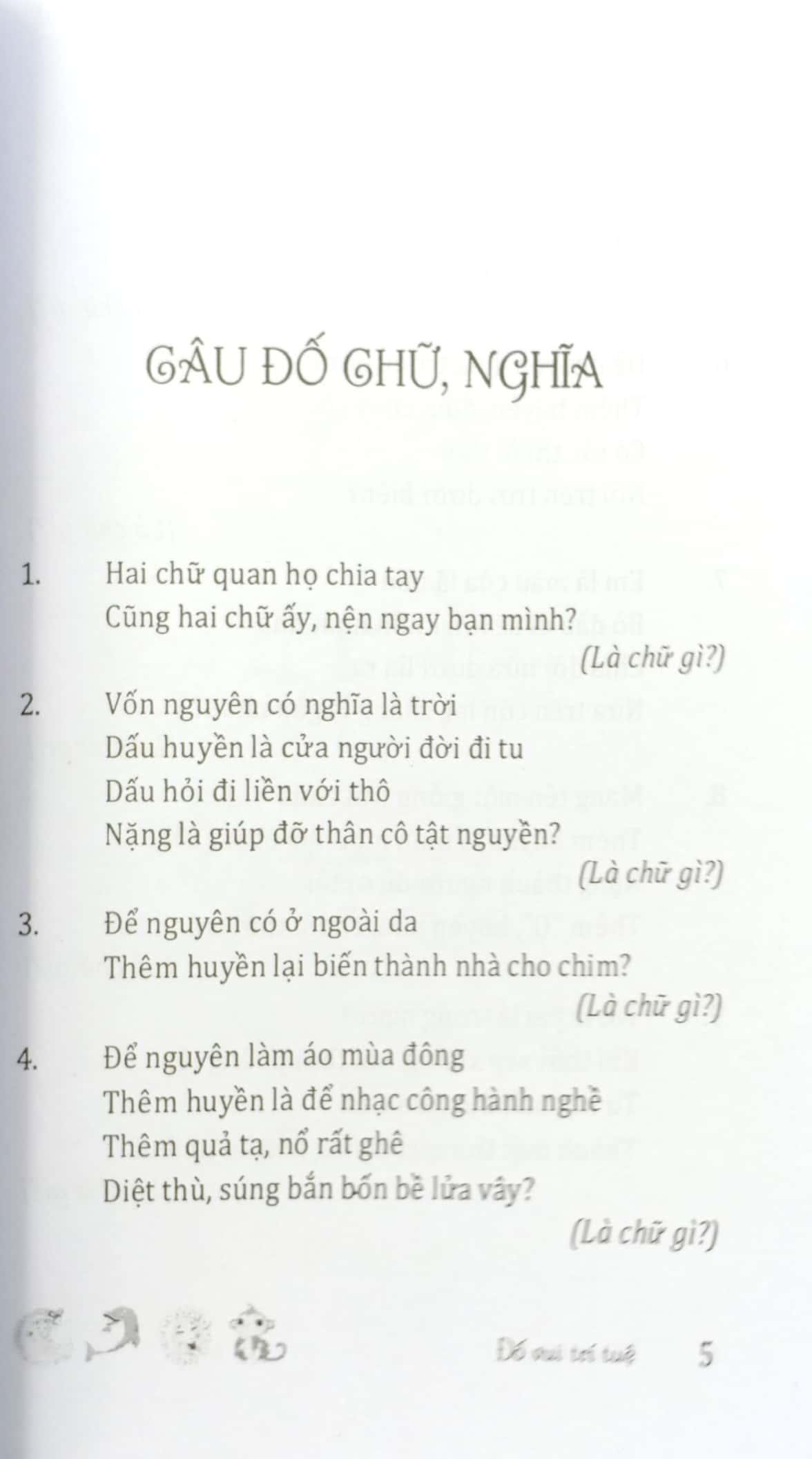 Đố Vui Trí Tuệ