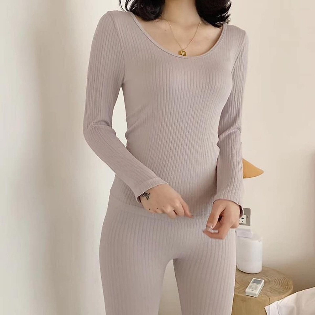 ộ nhiệt len tăm đẹp, đanh, dai, mềm, co giãn tốt, vải đẹp
