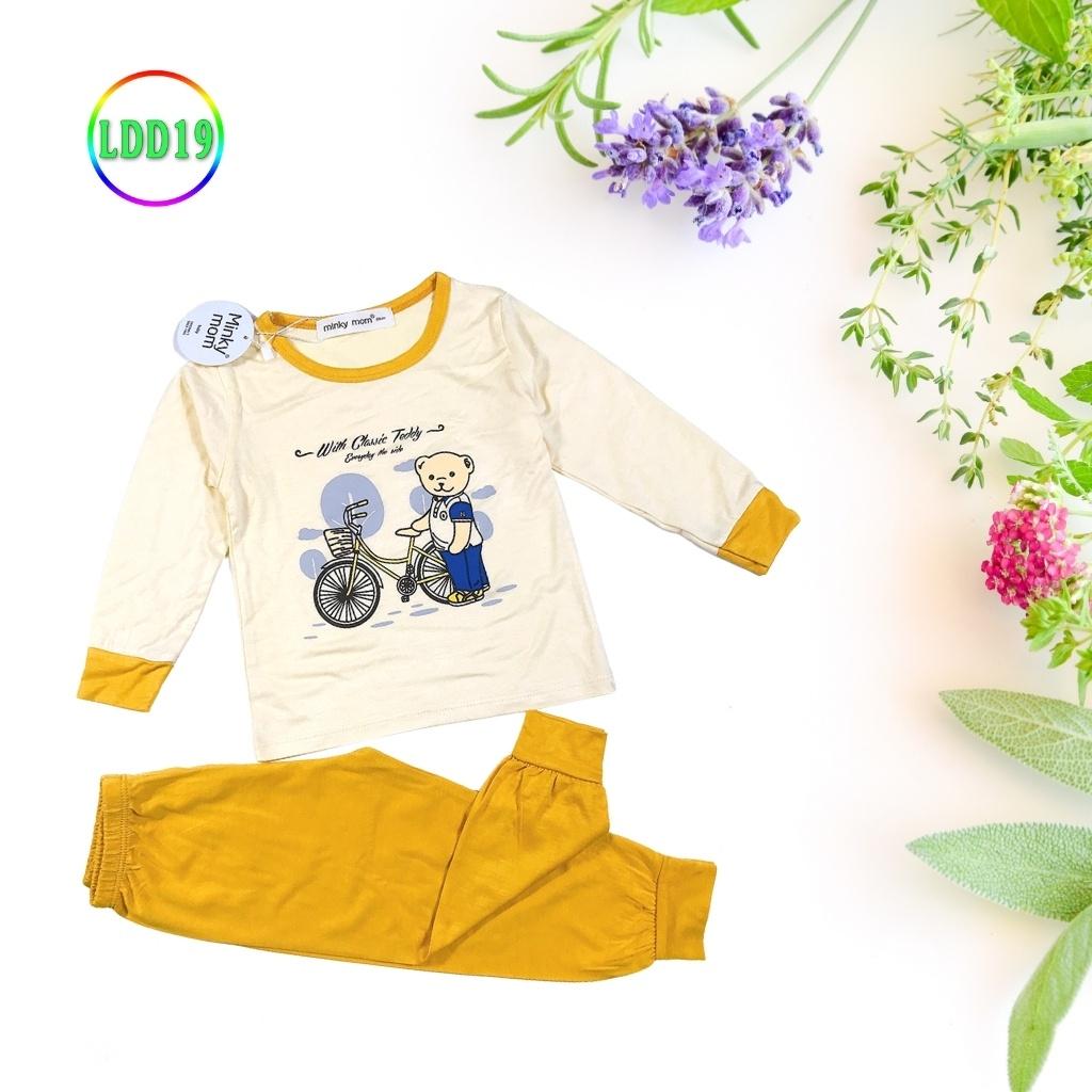 Bộ Dài Tay Cho Bé LDD19 Đồ Bộ Thun Lạnh Cao Cấp Mềm Mịn Thoáng Mát Hàng Dễ Chịu, Thoải Mái Cho Bé