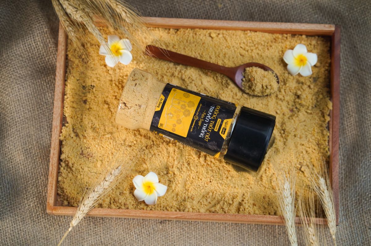 Đường Thốt Nốt Truyền Thống Dạng Bột - Hũ 300g