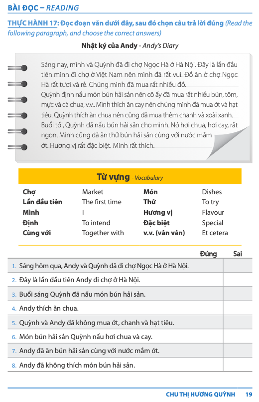 Vietnamese with Ease 2 (Học tiếng Việt dễ dàng) Fundamental Vietnamese for Non-Vietnamese Speakers: Sách dạy &amp; học tiếng Việt cho người nước ngoài tập 2 - Trình độ sơ trung cấp A2B1