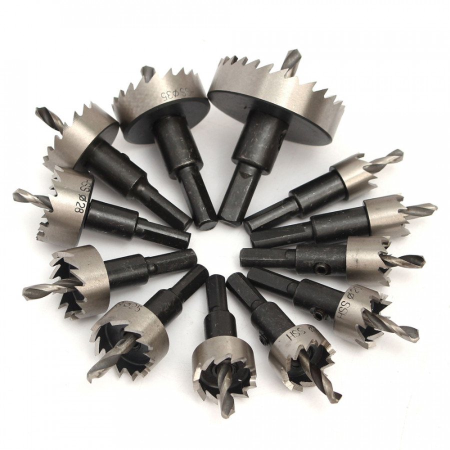 Bộ 13 mũi khoan kim loại bằng thép HSS cao cấp HT663