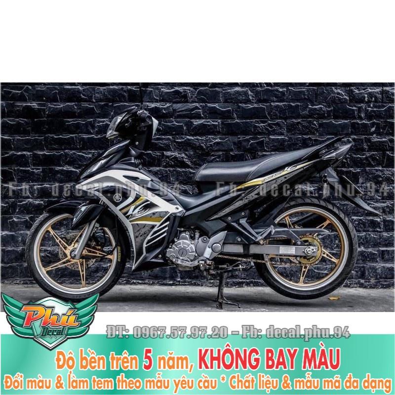 Tem rời Exciter 135 Lc bạc đen