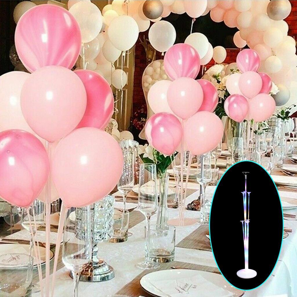 2X LED Balloon Holder Balloon Stand Decorative Party Holidays Anniversary