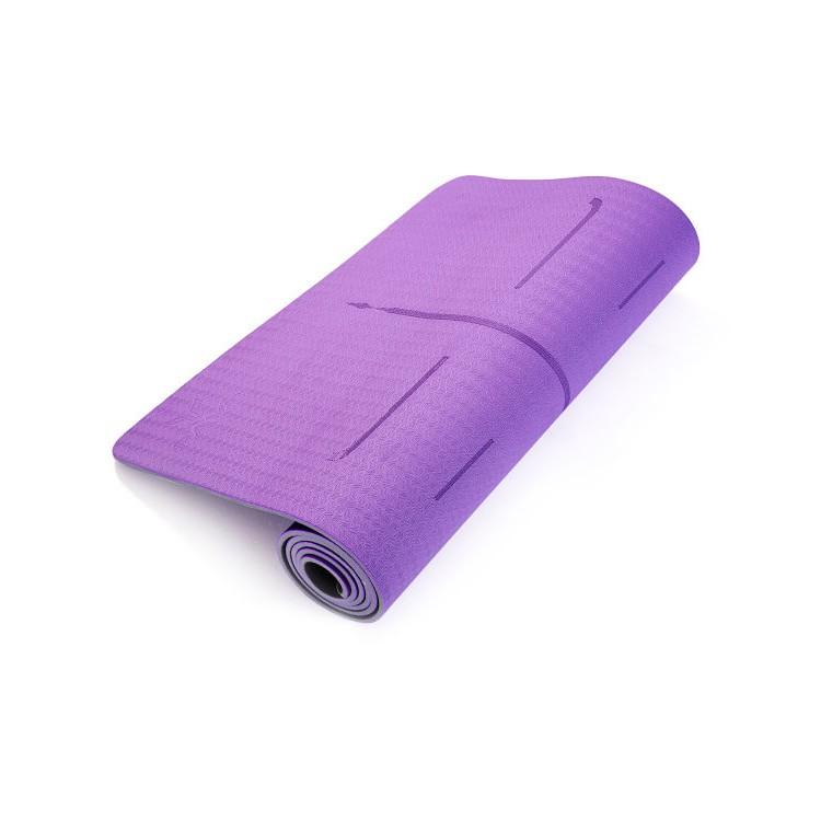 Thảm tập yoga định tuyến AVI 6mm chống trơn cực tốt, thảm yoga cực thông thoáng khi tập