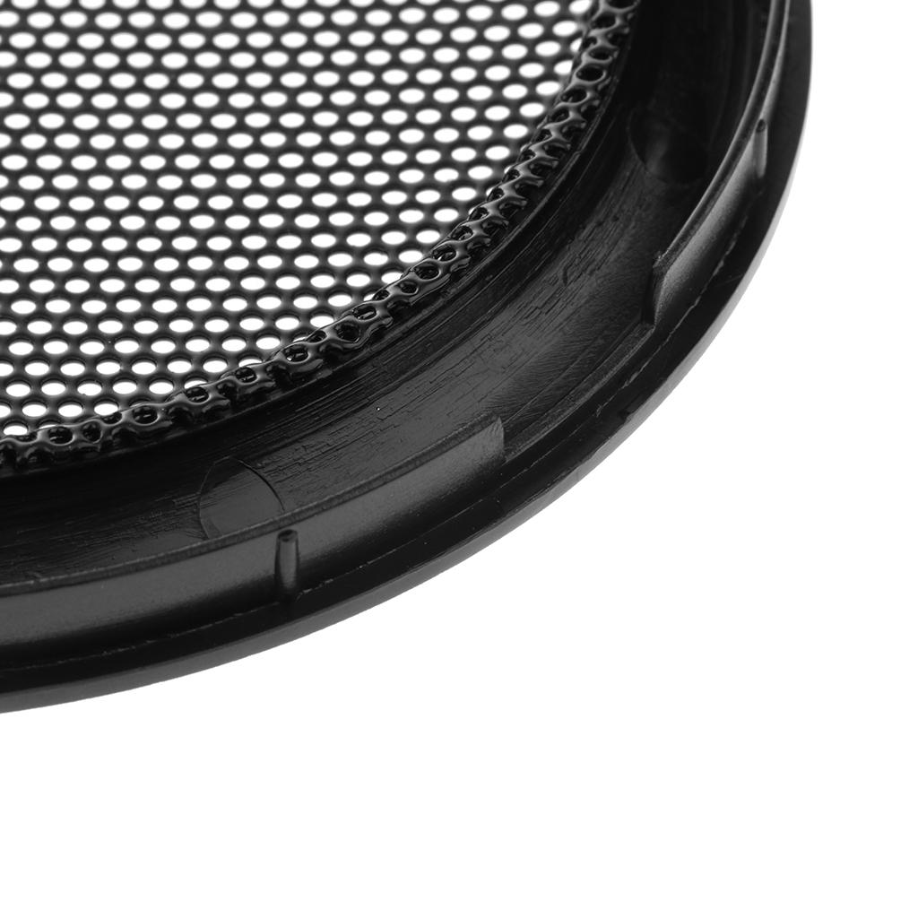 6.5 Inch Speaker Grills Cover Case for Speaker Mounting Home Audio DIY - 177mm Outer Diameter Black