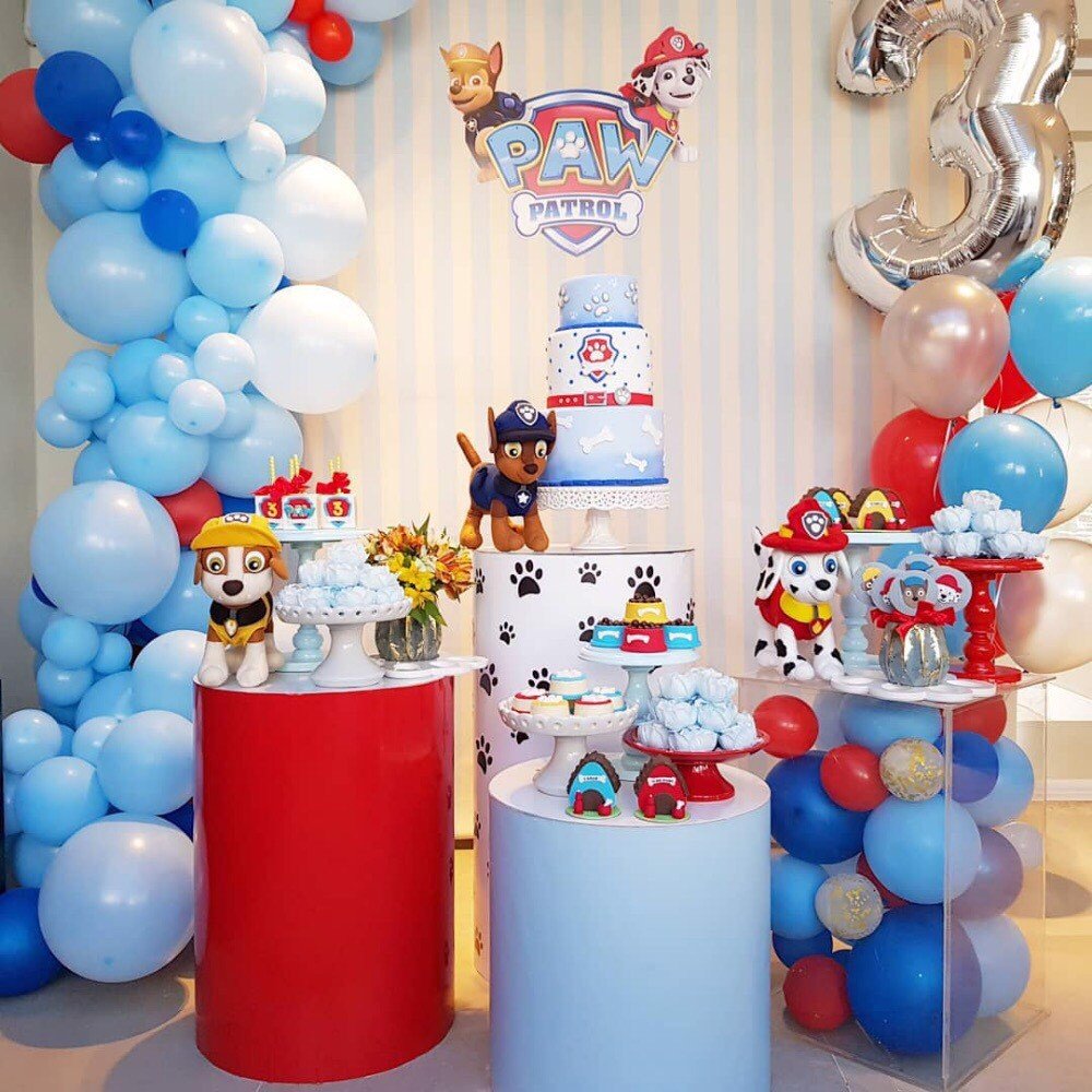 Bộ bong bóng sinh nhật chó cứu hộ Paw Patrol set CCH05