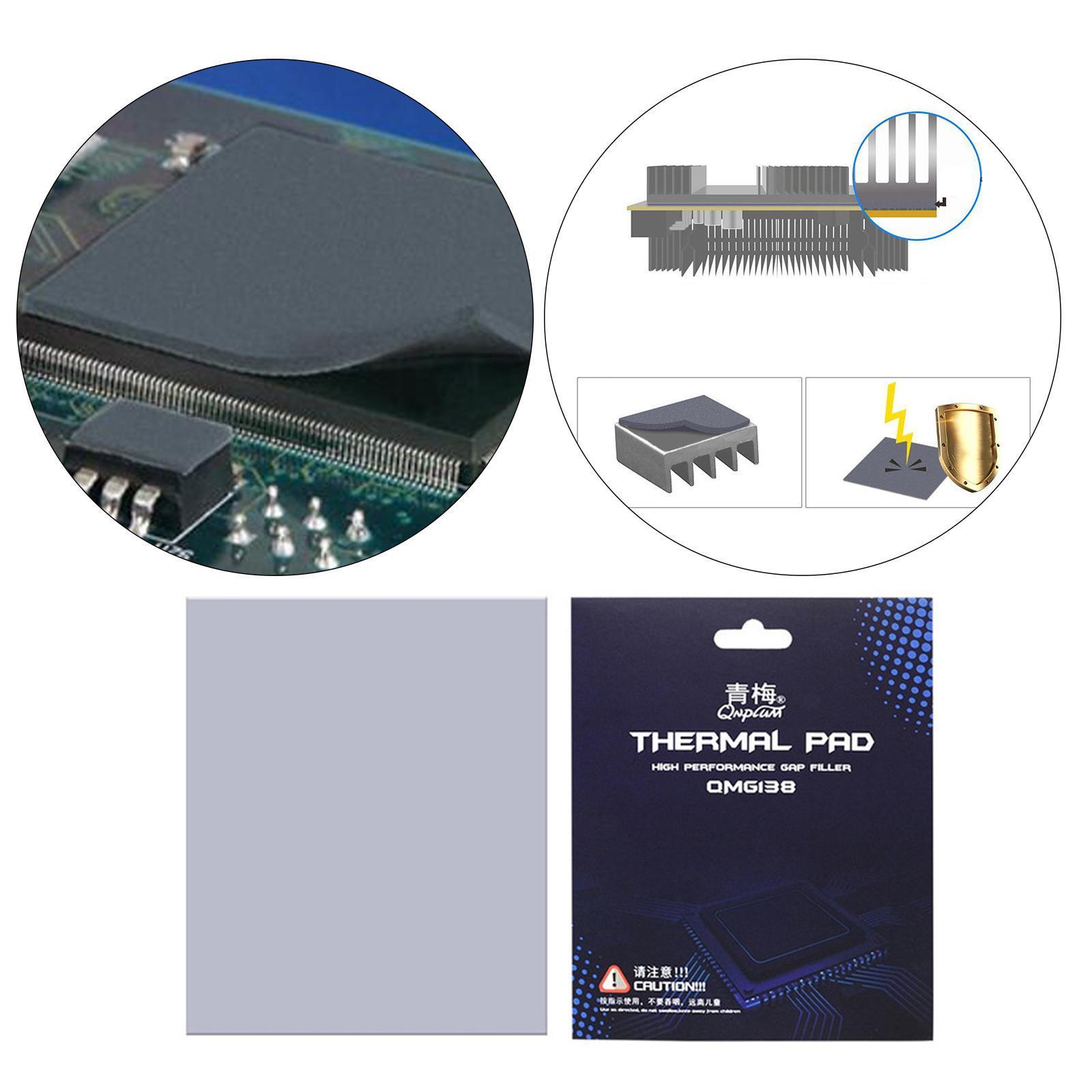 Silicone Thermal Pad 120x120x2.0mm for CPU Coolers GPU/CPU Professional