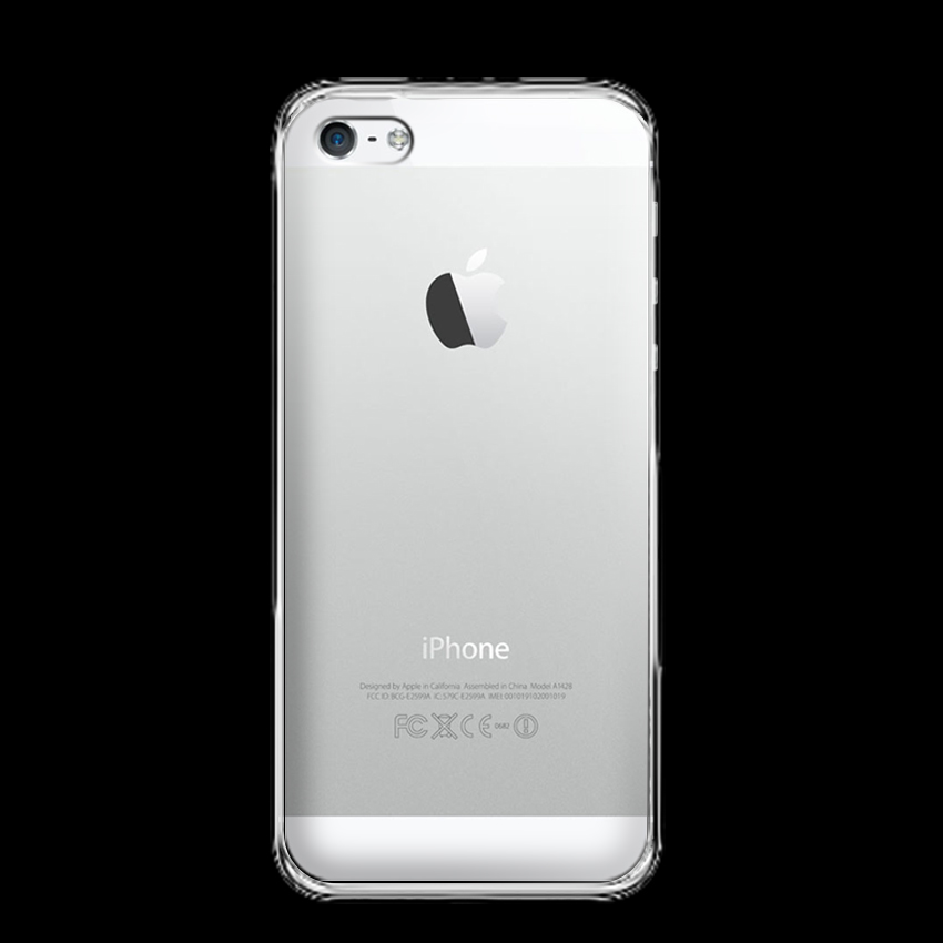 Ốp lưng cho Apple Iphone 5/5S - 01010 - Ốp dẻo trong - Hàng Chính Hãng