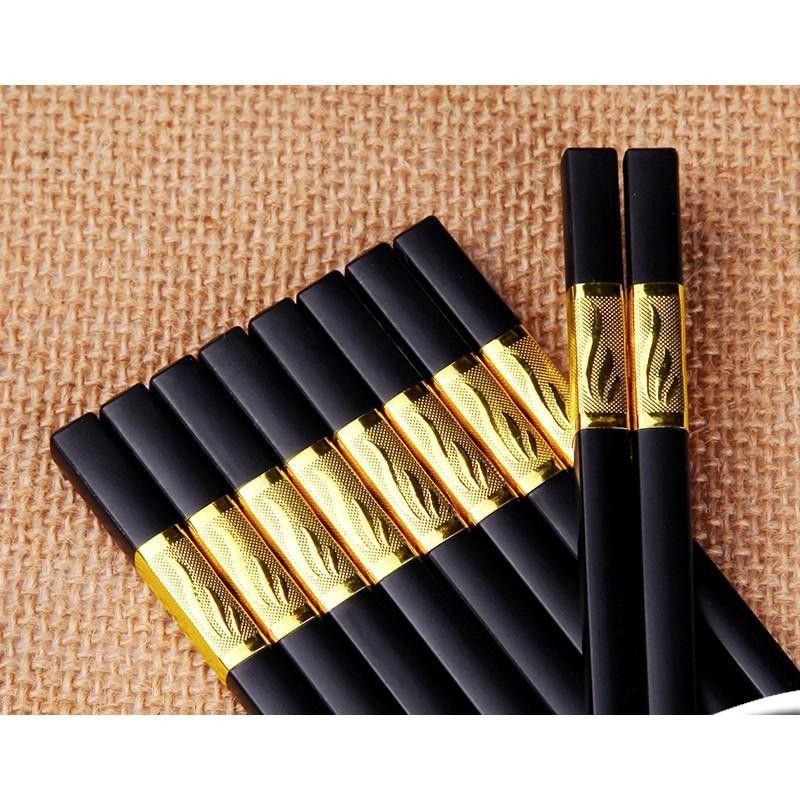 Đũa hợp kim mạ vàng hàng đẹp loại 1