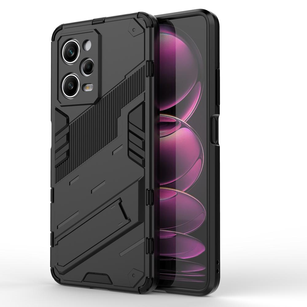 Ốp lưng cho Xiaomi Redmi Note 12 Pro Speed 5G Poco X5 Pro chống sốc Iron Man PUNK cao cấp kèm giá đỡ