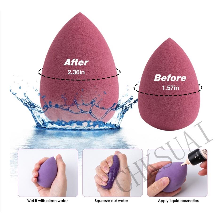 BEAUTY BLENDER Mút Trang Điểm Mềm Mại Hình Quả Trứng / Giọt Nước