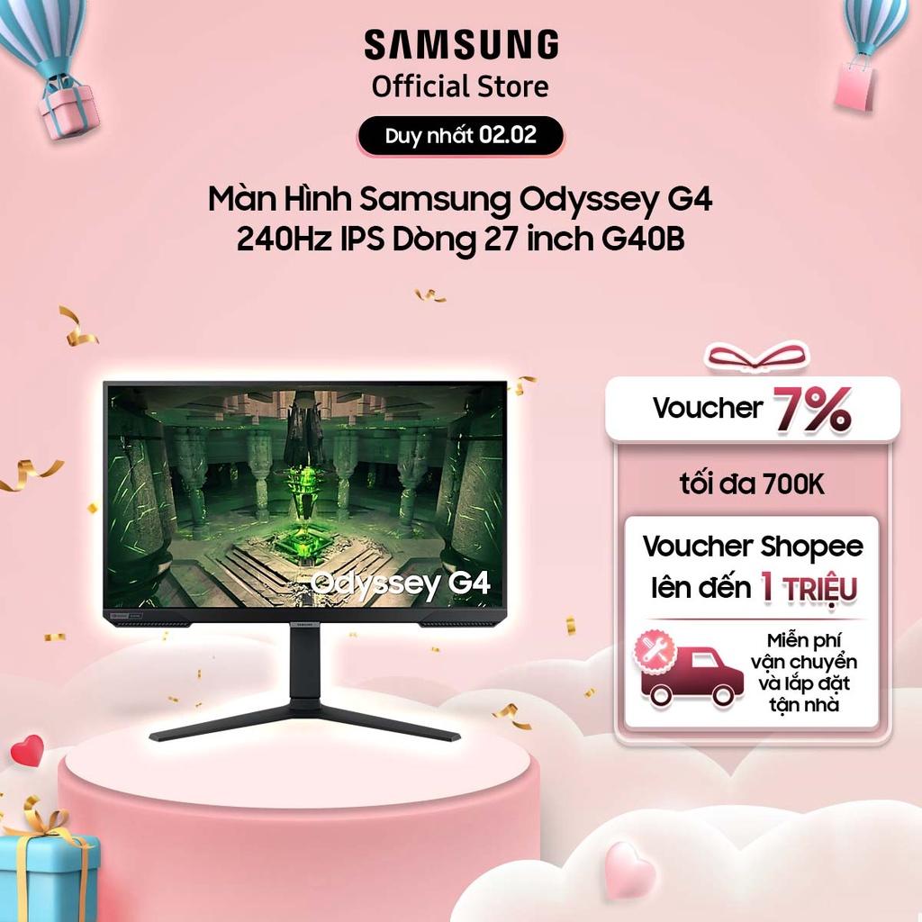 Màn hình Samsung Odyssey G4 27 inch IPS 240Hz LS27BG400EEXXV - Hàng chính hãng
