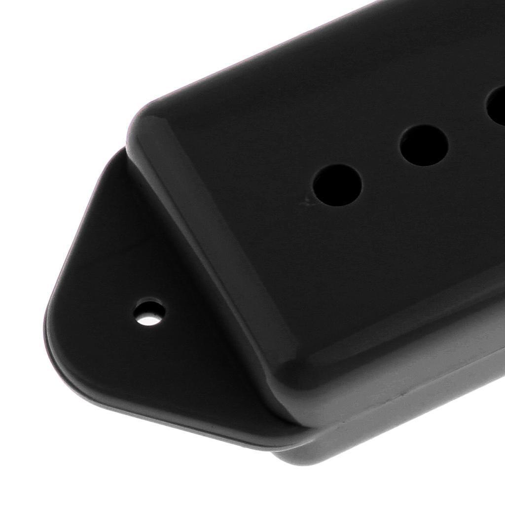 2Pcs Black Humbucker Pickup Covers 50mm 52mm Pole Space Electric Guitar Parts