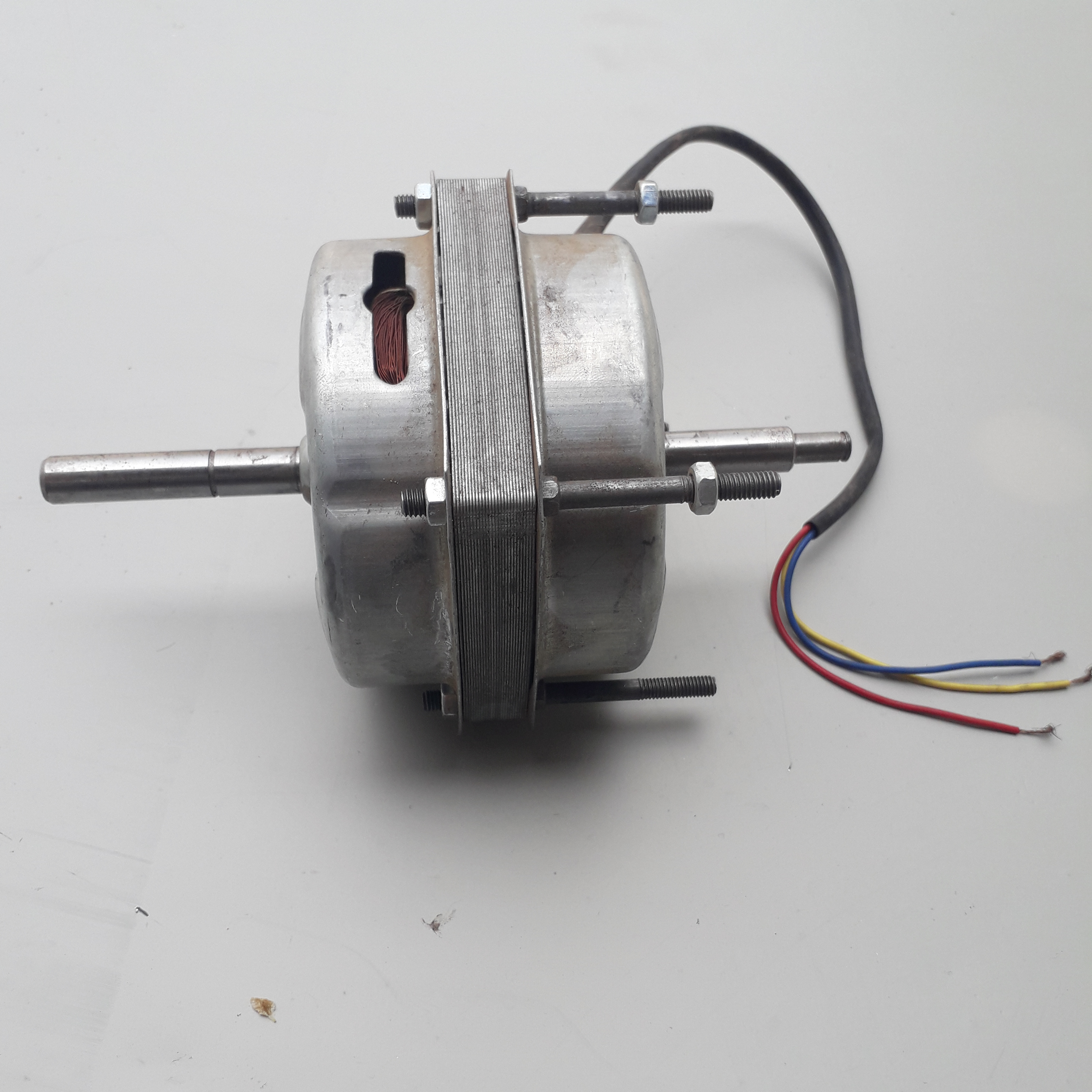 Motor máy quạt thóc, rê lúa kèm tụ