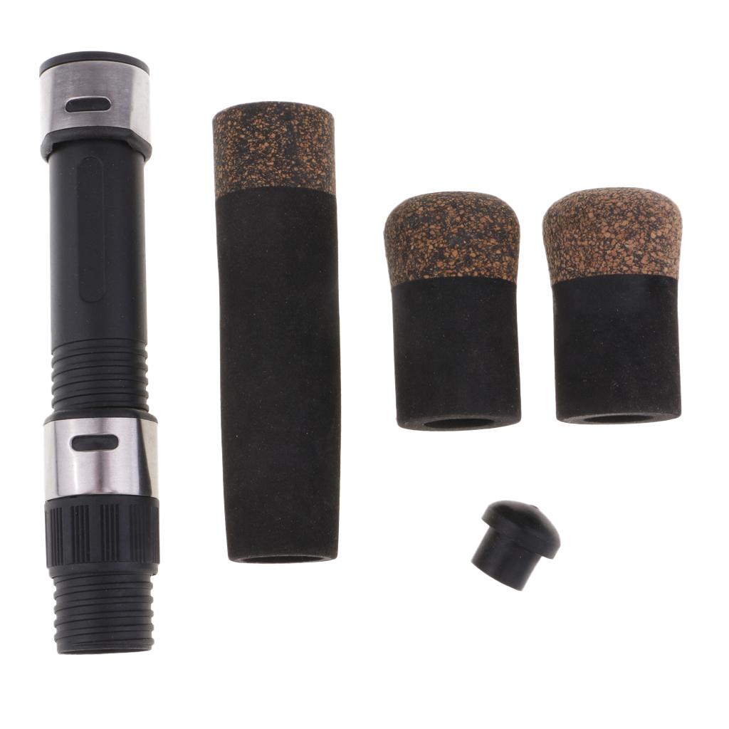 Rod Building Black EVA Casting Fishing Rod Handle Grip with Reel Seat