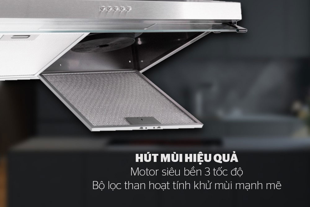 Máy hút mùi cổ điển CANAVAL CA8700S - Hàng nhập khẩu