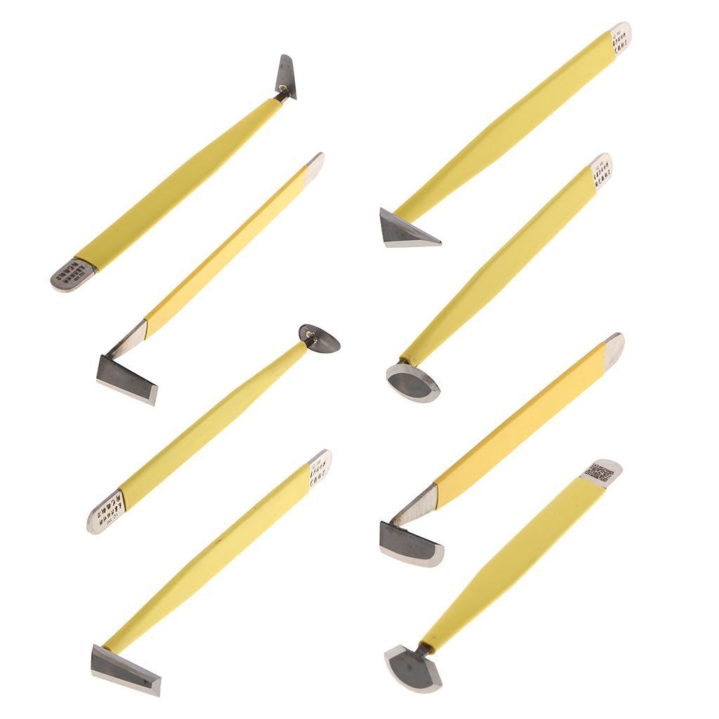 8 Types Tungsten Steel Fettling Pottery Ceramics Clay Hand Tools