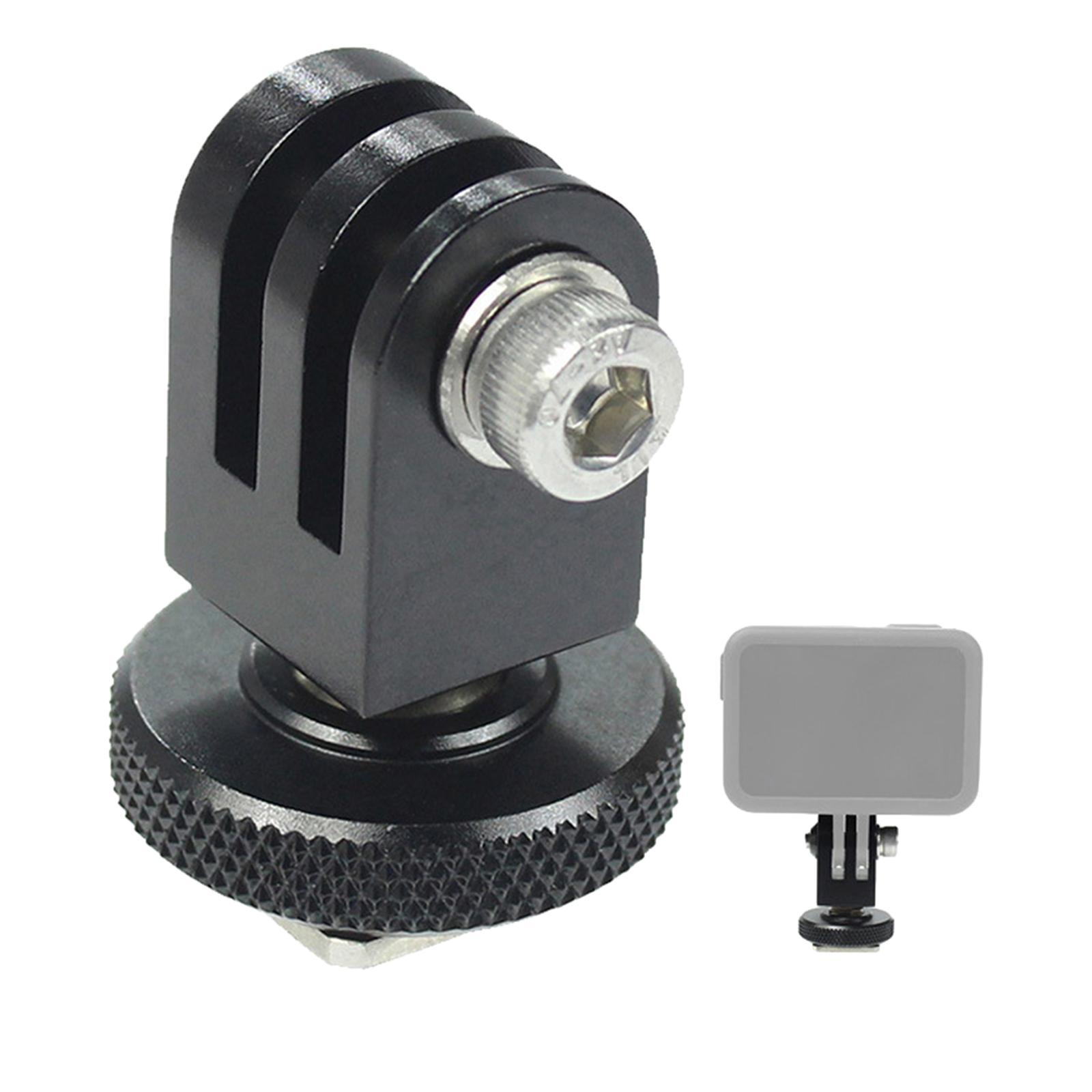 Quick Release Cold Shoe Mount Adapter for 6 5 Camera Black