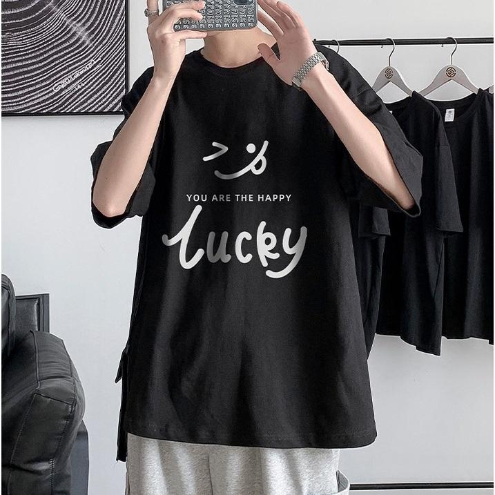 Áo thun cotton khô 3158 - áo phông tay lỡ form rộng Nam Nữ mặc đẹp