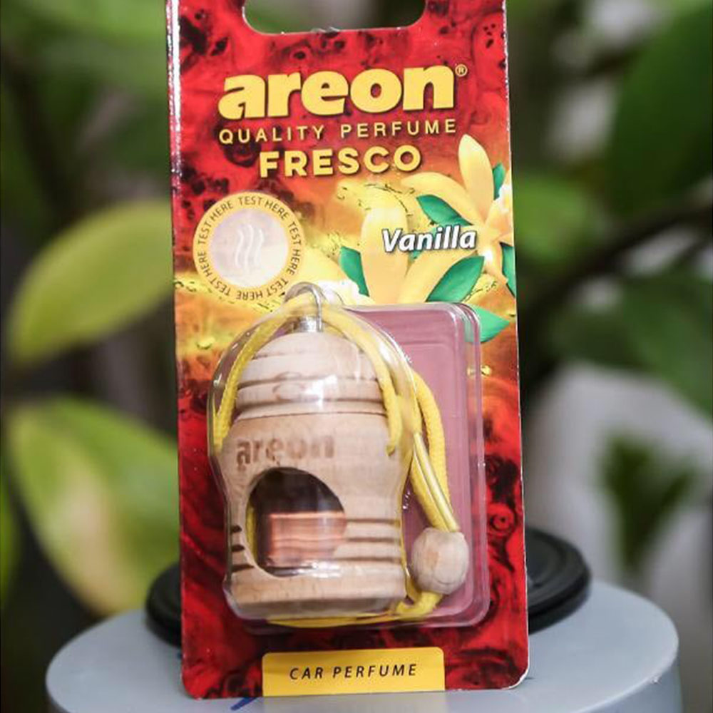 Tinh dầu treo xe hơi hương vani – Areon Fresco Vanilla