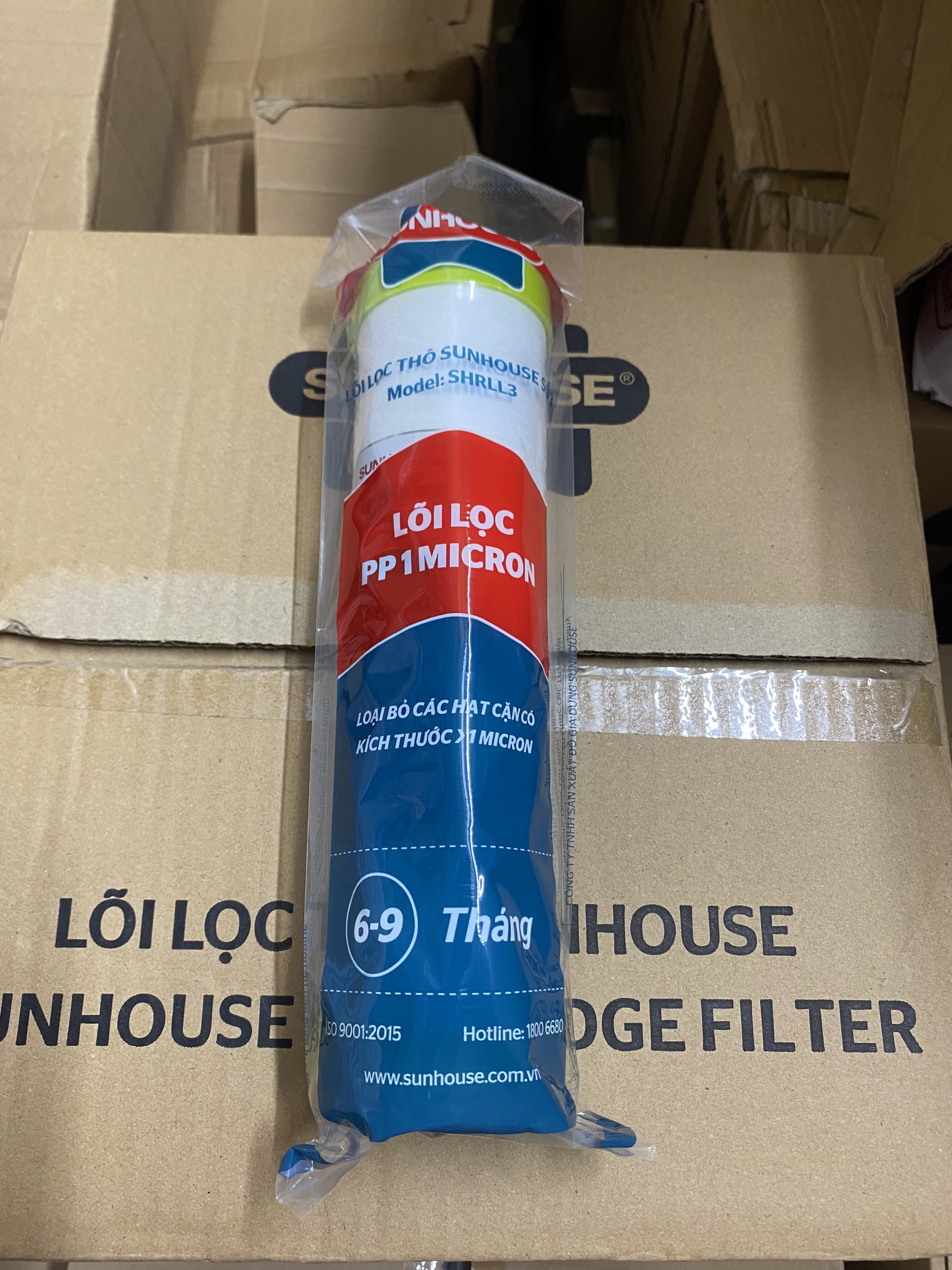 Bộ 3 Lõi Lọc Nước Thông Minh Sunhouse - Hàng chính hãng