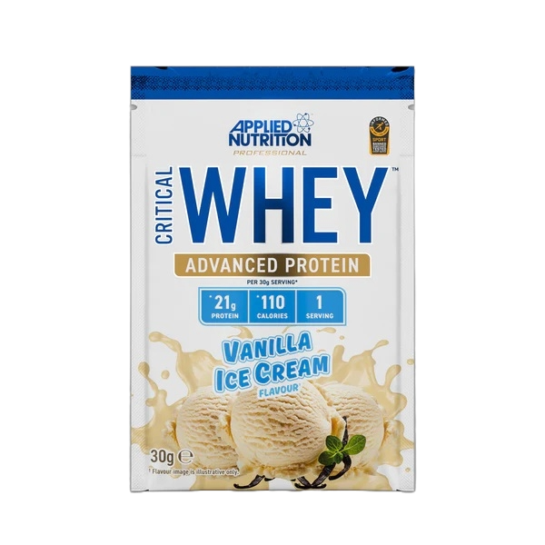 Gói Sample Dùng Thử Critical Whey Protein 30g (Set 5 Gói) Applied Nutrition, Hỗ Trợ Phục Hồi Và Xây Dựng Cơ | CitySupp
