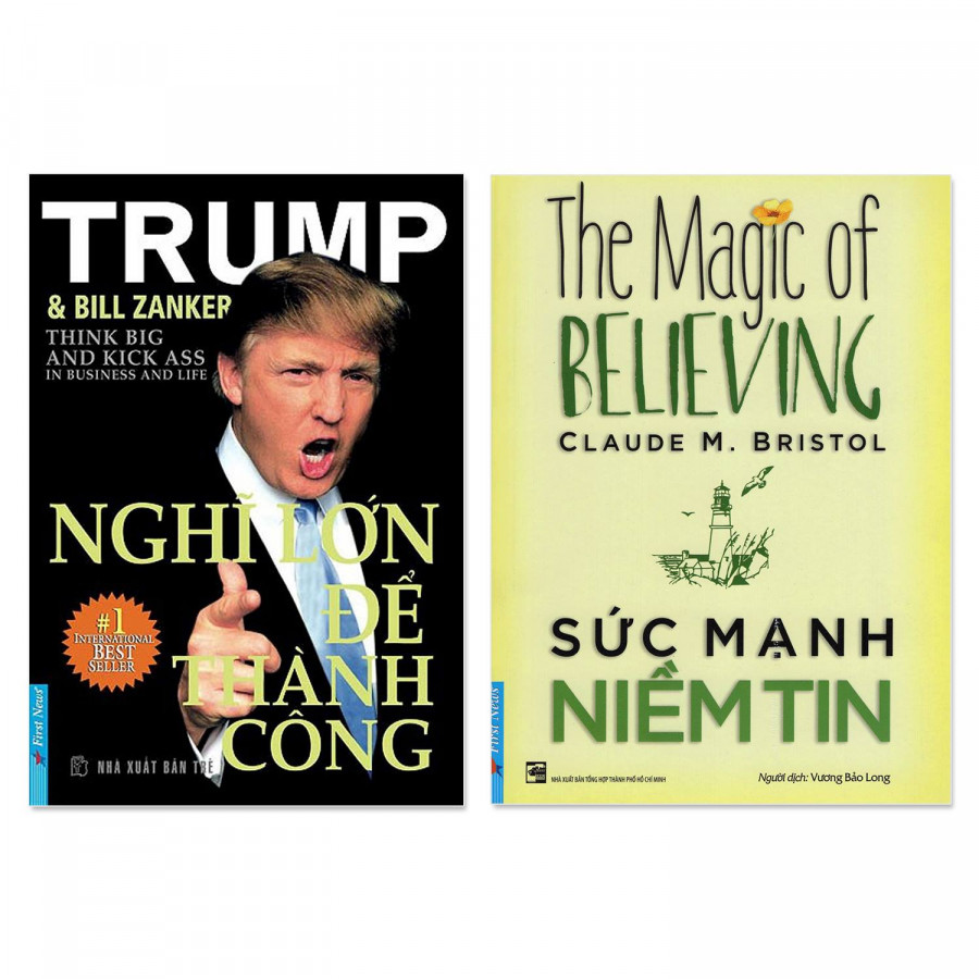 Combo 2 cuốn: Nghĩ Lớn Để Thành Công, Sức Mạnh Niềm Tin
