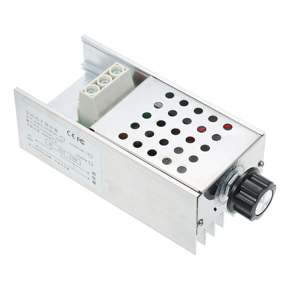 Bộ Điều Chỉnh Điện Áp Kỹ Thuật Số Scr Thyristor Ac 220v 6000w Có Vỏ