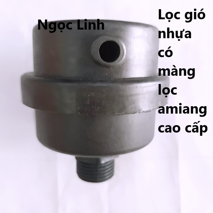 Lọc gió máy nén khí nhựa có giấy lọc amiang tốt ren 13mm; 16mm; 20mm