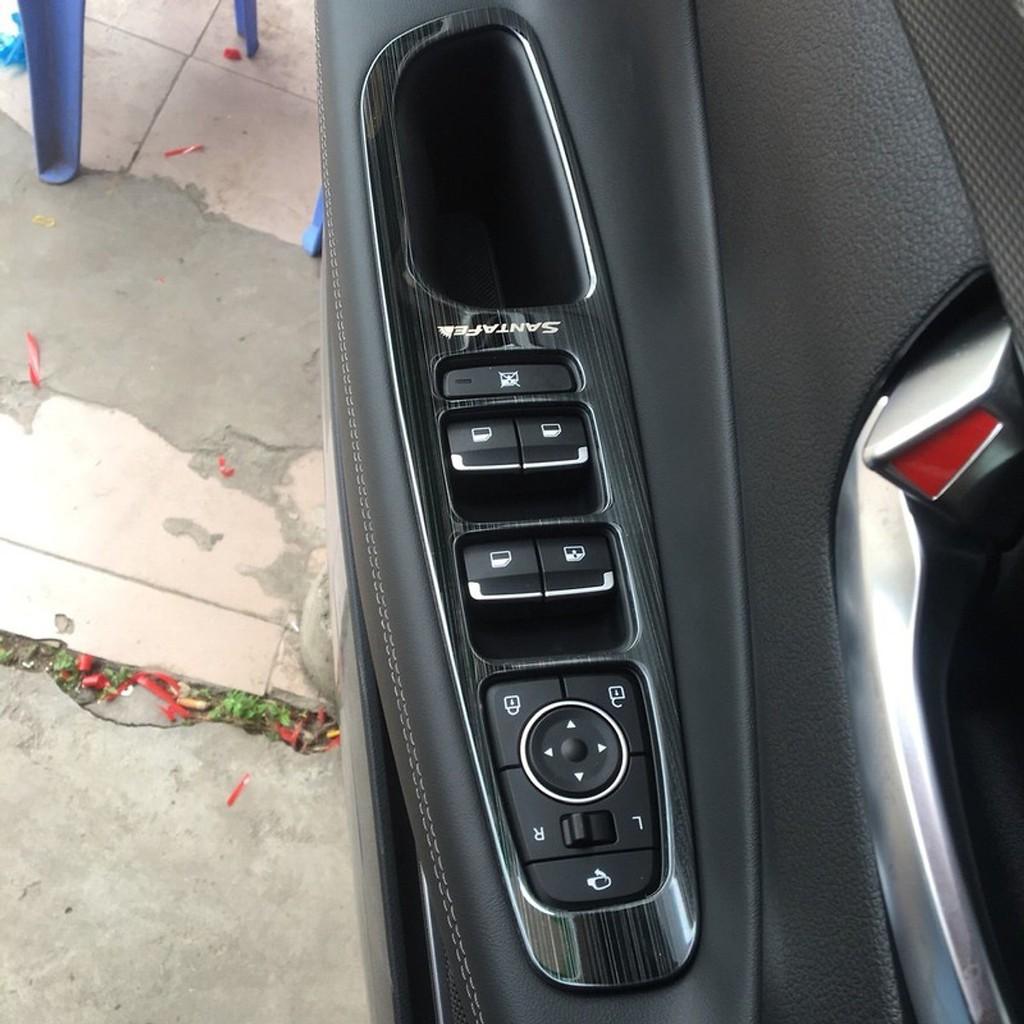 Ốp nội thất  DÀNH CHO Xe Hyundai Santafe 2019 2020 Titan vân xước cao cấp