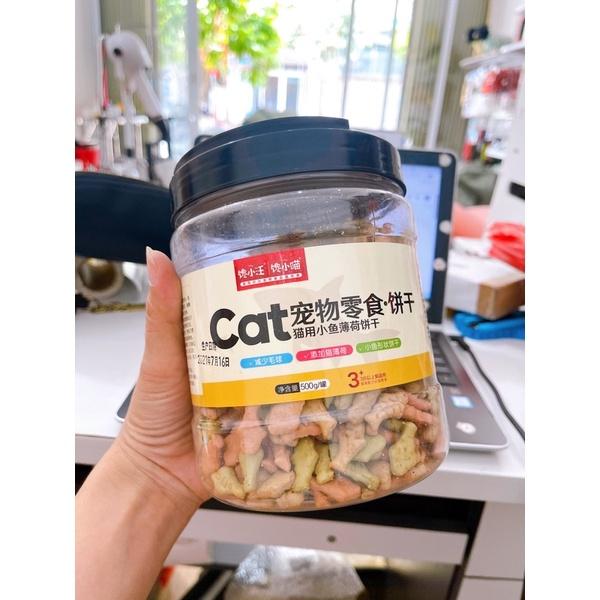 Đồ ăn vặt snack cỏ mèo 500gr