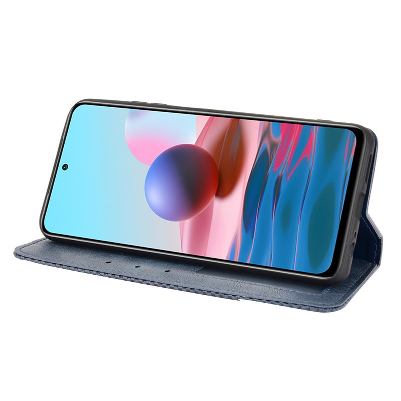 Bao da dành cho Xiaomi Redmi Note 10 dạng ví, hít nam châm cao cấp Fashion Case