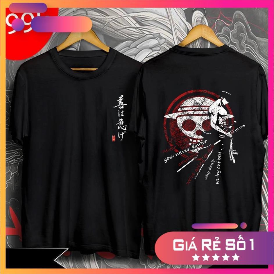 Áo One Piece - áo in hình Zoro được yêu thích, cực đẹp cực ngầu giá tận xưởng