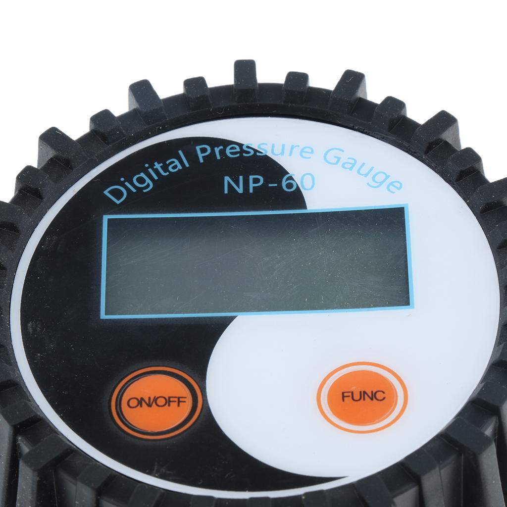 NP-60 G1/4, NPT1/8 Battery Power Digital Pressure Gauge Gas Pressure Tester, 0-200 Psi, 0-150PSI, 0-15PSI, 0-5PSI, -15-0PSI
