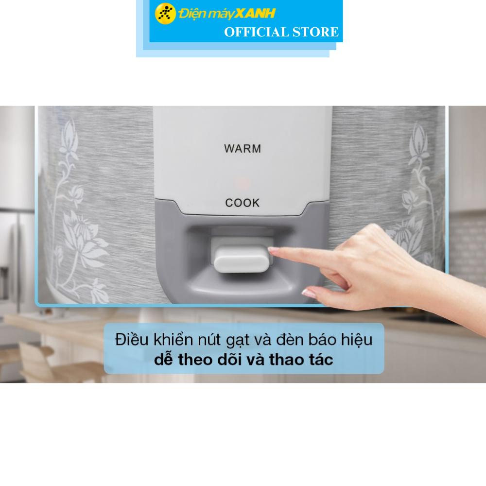 Nồi cơm nắp gài Delites 1.8 lít NCG1805 Hàng Chính Hãng