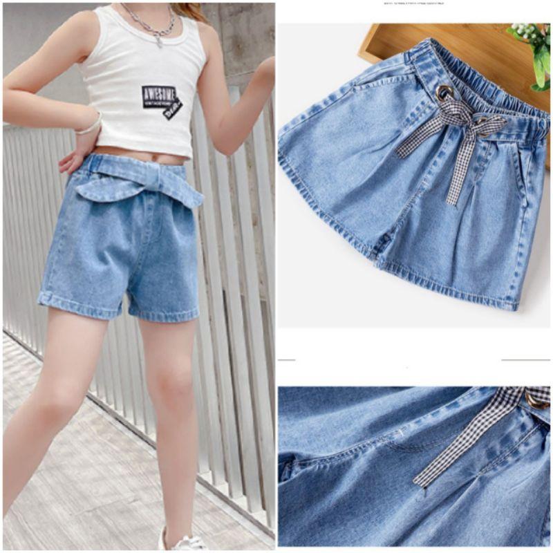 (bổ sung liên tục)Quần sooc jeans size đại cho bé gái 22-40kg