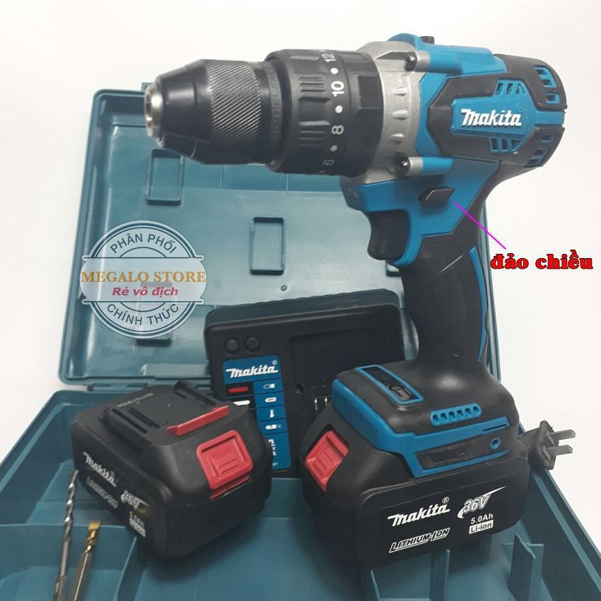 Máy Khoan Pin Bắt Vít Makita 36V, Tặng Kèm Mũi Khoan Model 2020