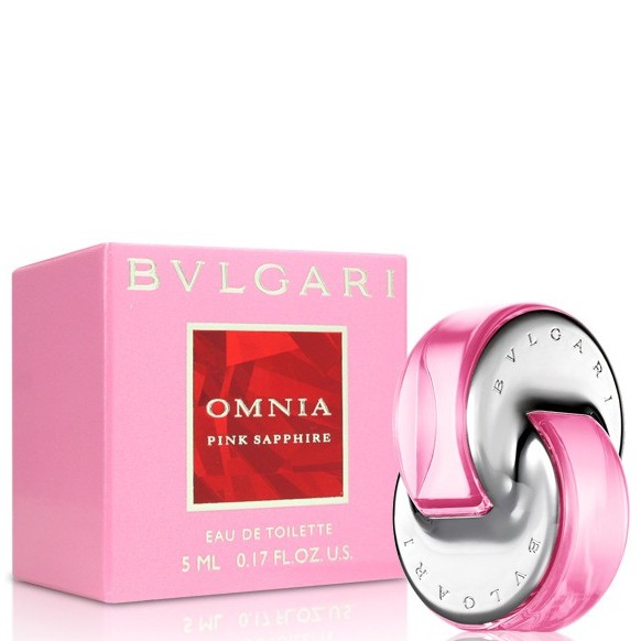 Nước hoa nữ BVLGARI Omnia Pink Sapphire EDT 5ml (phiên bản có vỏ hộp thông thường)