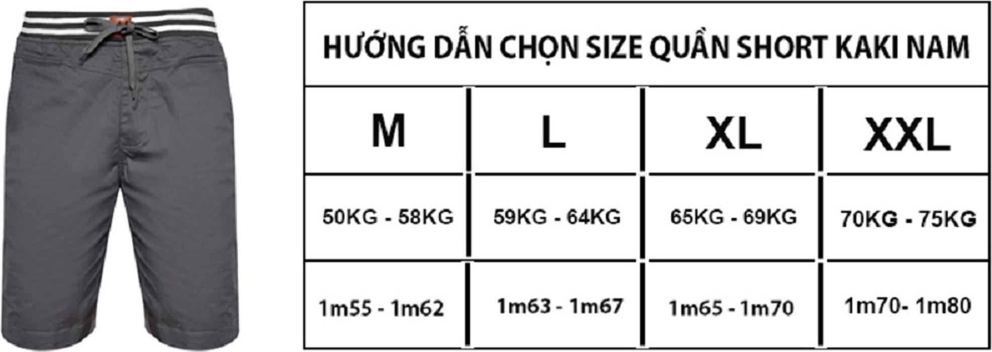 QUẦN SHORT KAKI NAM CO GIÃN CAO CẤP LƯNG THUN BT100