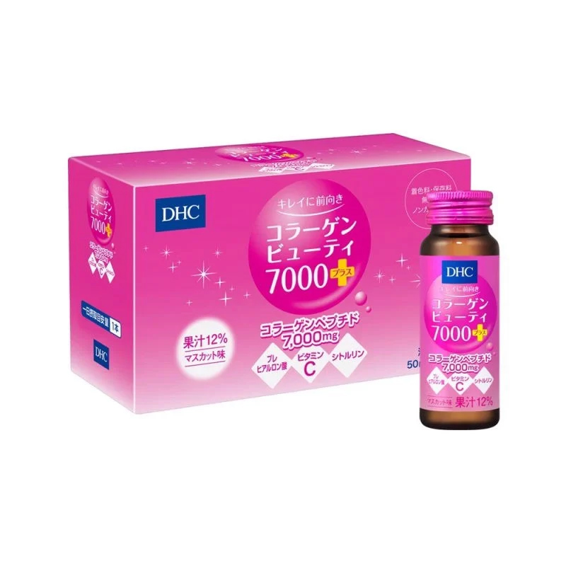 Combo mềm mịn da DHC Vitamin E 30 ngày và 1 hộp collagen nước Collagen Beauty 7000 Plus